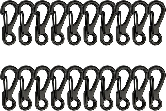 SWATOM Small Mini Carabiner Clip Tiny Spring Snap Hook Keychains Micro by SWATOM