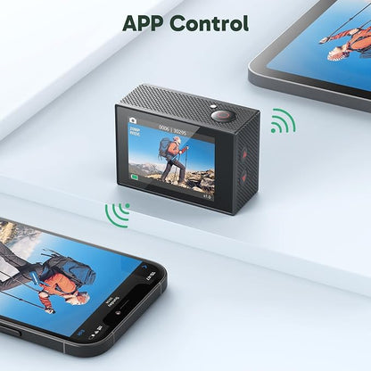 AKASO EK7000 4K30FPS 20MP WiFi Action Camera - Image 8