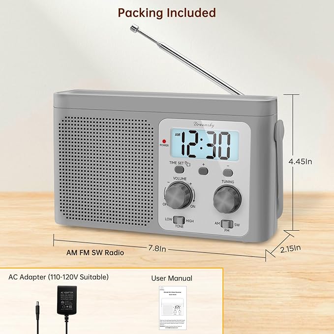 DreamSky AM FM Radio Portable - Image 7