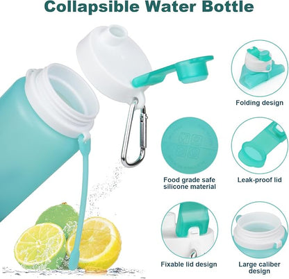 PLTCAT Collapsible Foldable BPA Free Reusable Lightweight Leak-Proof Travel - Image 5