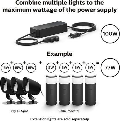 Philips Hue Outdoor 8-Foot Cable and T Connector - Image 5