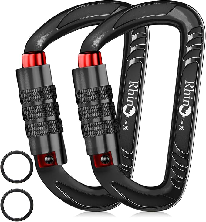 Rhino Produxs 12kN Heavy Duty Carabiner Clips, by Rhino+Produxs