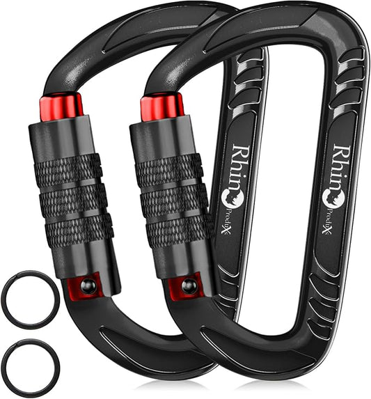 Rhino Produxs 12kN Heavy Duty Carabiner Clips, by Rhino+Produxs