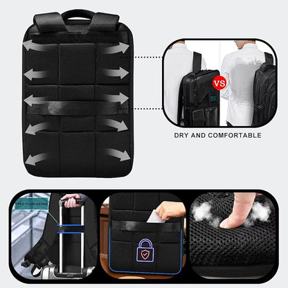 ZINZ Laptop Backpack 15 15.6 16 Inch, Expandable Computer Rucksack - Image 5