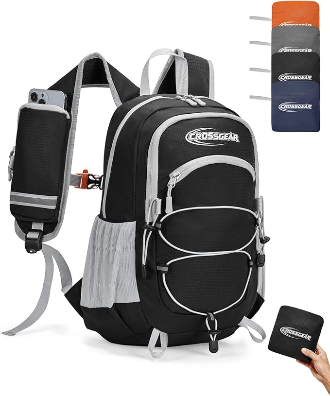 CROSSGEAR 24L Hiking Backpack, Lightweight Foldable Packable Daypack by CROSSGEAR