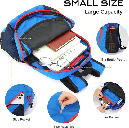 VPBAGE 15L Water-resistant Hiking Daypack, Small Backpack Travel Outdoor - Image 3