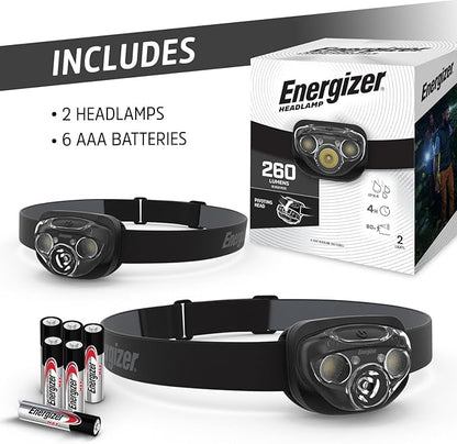 Energizer LED Headlamp PRO, IPX4 Water Resistant Headlamps, High-Performance - Image 7