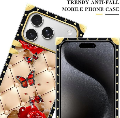 For iPhone 17 Pro Max Case Luxury Golden Decoration - Image 4