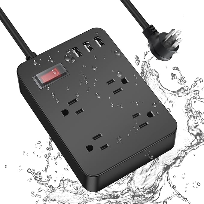 Outdoor Power Strip Weatherproof, Waterproof Surge Protector by Jgstkcity