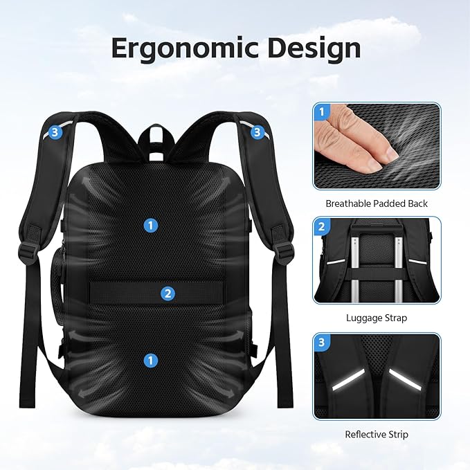 RealCool Travel Backpack for Women Men - Image 6