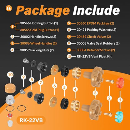 RK-22PRV Repair Kit Metal Handle Replacement - Image 4