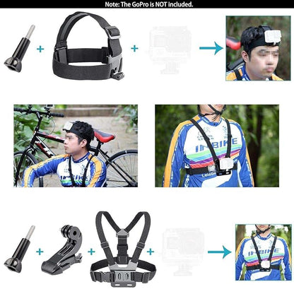 Navitech 60-in-1 Action Camera Accessories Combo Kit - Image 3