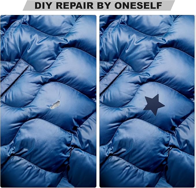 OAZ 15 Pieces 3.5 x 4.7 inch Clear Tent Repair Patches Waterproof Tape - Image 4