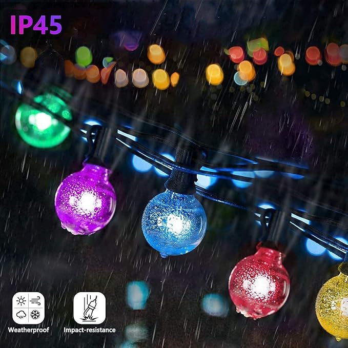 Afirst Colored Outdoor String Lights 25FT - Image 5