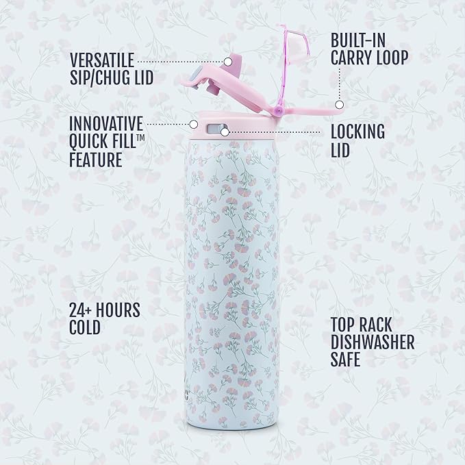 Ello Pop & Fill 32oz Stainless Steel Water Bottle - Image 4
