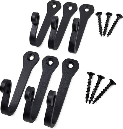 Heavy Duty Cast Iron Wall Hooks – Multi-Purpose hangers - Image 6