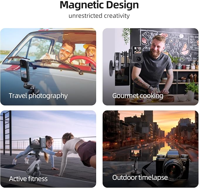 TELESIN 360 Magnetic Mount Magnet Metal Mounts - Image 6