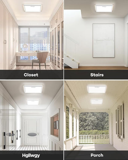Annaror 12in Motion Sensor Ceiling Light Wired, 3000K 4000K 5000K Selectable - Image 7