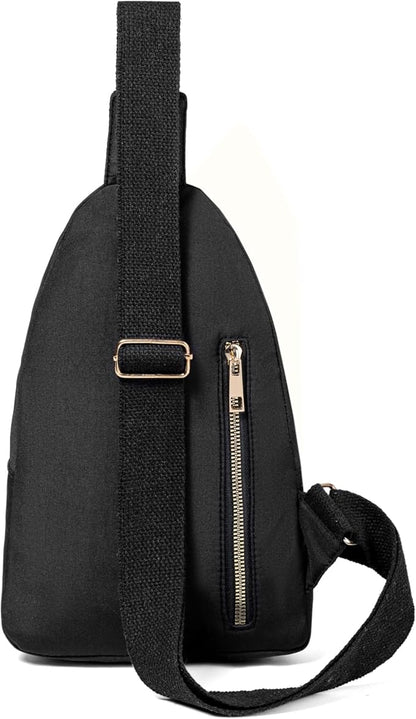 Banelu Small Crossbody Sling Bag Sling Backpack, Chest Bag Daypack Cross Body - Image 4