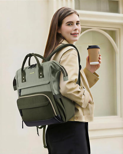 LOVEVOOK Laptop Backpack for Women, 15.6 Inch Work Business Backpacks Purse - Image 2