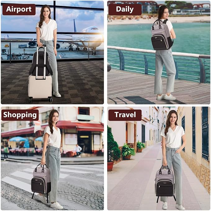 Laptop Backpack for Women Work Bag: College Backpacks 17.3 Inch - Image 6