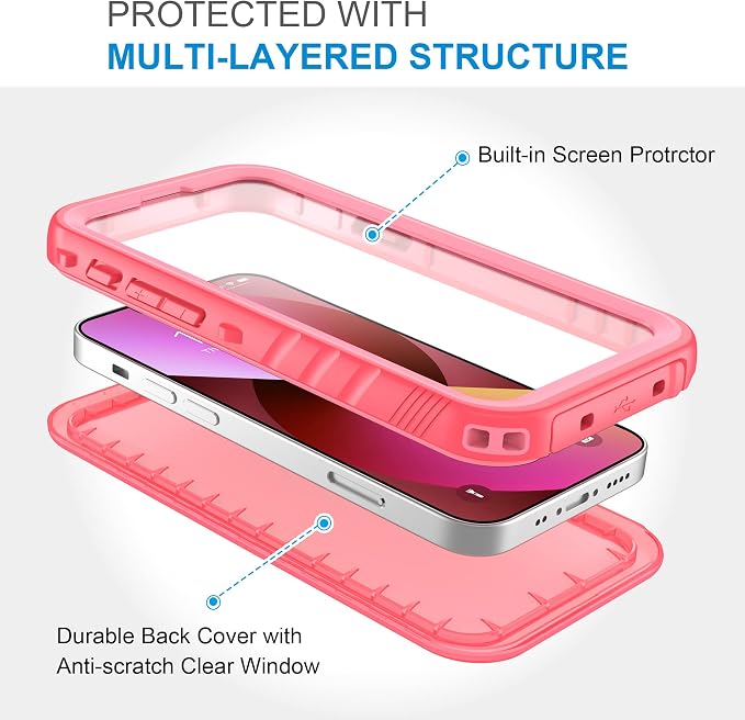 SPORTLINK Compatible with iPhone 13 Mini Waterproof Case - Image 4