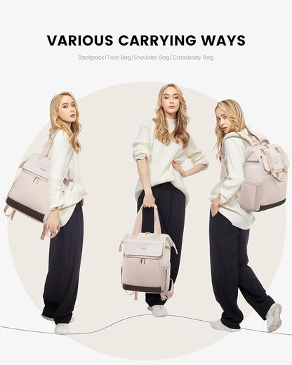 LOVEVOOK Laptop Backpack for Women, 15.6 Inch Work Laptop Bag - Image 6