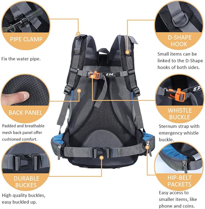 Diamond Candy Waterproof Hiking Backpack - Image 3