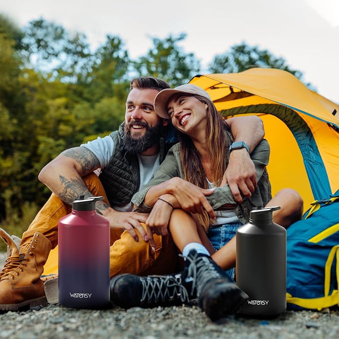 1 Gallon Water Bottle Insulated, BPA Free&Leak Proof, 128oz Stainless Steel - Image 8