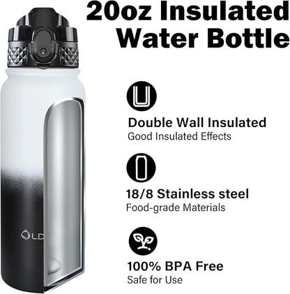 Oldley Insulated Water Bottle 20oz Water Bottles - Image 4
