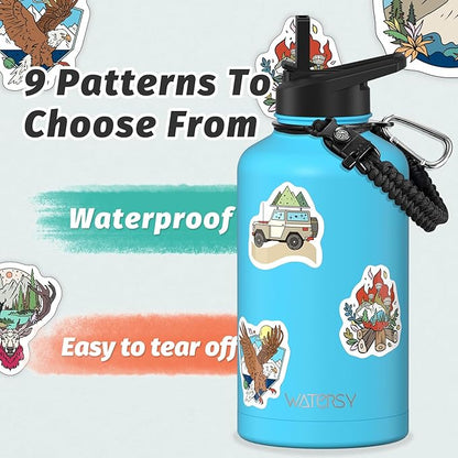 64oz Insulated Water Bottle, BPA Free&Leak Proof, Half Gallon Stainless Steel - Image 4