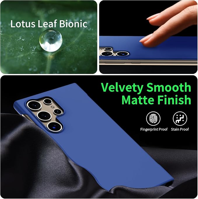 GRECAZO Slim Borderless for Samsung Galaxy S25 Ultra Phone Case 6.9" Ultra-Thin - Image 6