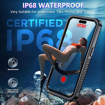 2025 New Designed for iPhone 15 Case Waterproof, Full Phone Case 6.1" - Image 3