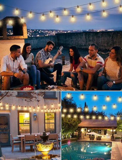 Brightever LED Outdoor String Lights 100FT Patio Lights - Image 7