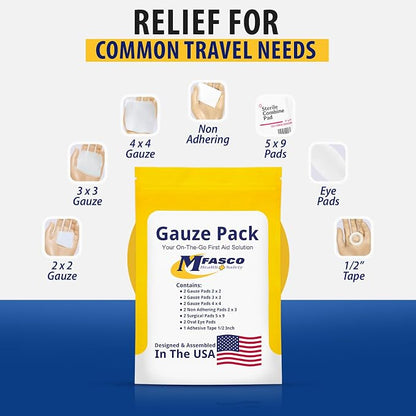 MFASCO First Aid Kit Refill Supplies Gauze Pack Refill - Image 7
