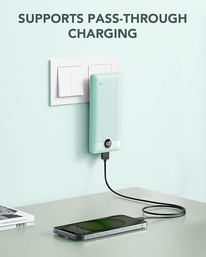VRURC Portable Charger Built-in Cables and AC Wall Plug, USB C Power Bank - Image 2
