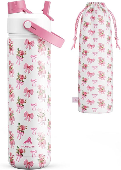POWCAN 26 oz Insulated Water Bottle by POWCAN