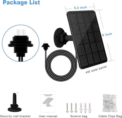 4 Pack Solar Panel for Blink Outdoor 4 Camera, 4W Solar Panels - Image 7