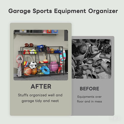 Garage Sports Equipment Organizer - Image 5