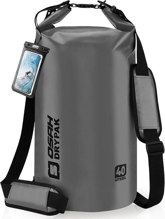 Waterproof Dry Bag, 5L/10L/20L/30L/40L Roll Top Lightweight Storage Backpack by OSAHDRYPAK