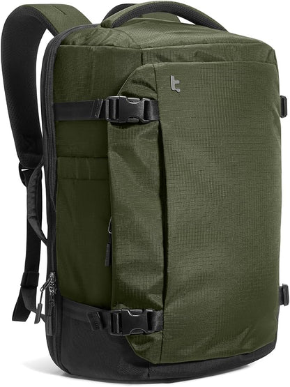 tomtoc Travel Backpack 40L, TSA Friendly Flight Approved Carry-on Luggage Hand by tomtoc
