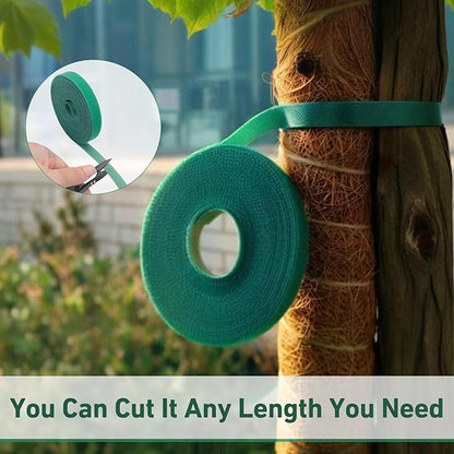 1/2inch 82ft Garden Tie Green Tape, Hitotsu Reusable Plant Tape, Nylon Plant - Image 5