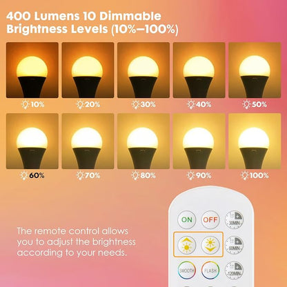2Pack E26 Rechargeable Light Bulbs - Image 3