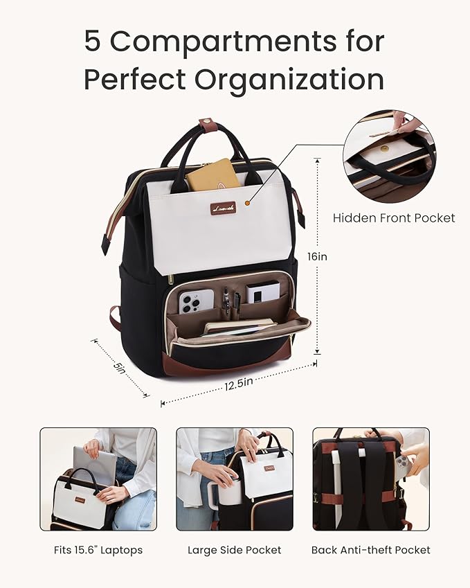 LOVEVOOK Laptop Backpack for Women - Image 5