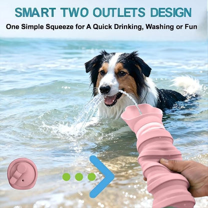Portable Dog Water Bottle, Collapsible Silicone Dog Water Bottle - Image 8