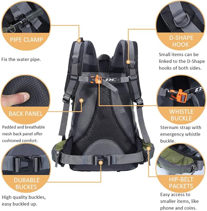 Diamond Candy Waterproof Hiking Backpack - Image 3