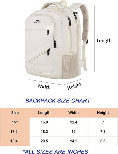MATEIN Extra Large Backpack for Women, 18 Inch TSA College Backpack - Image 9