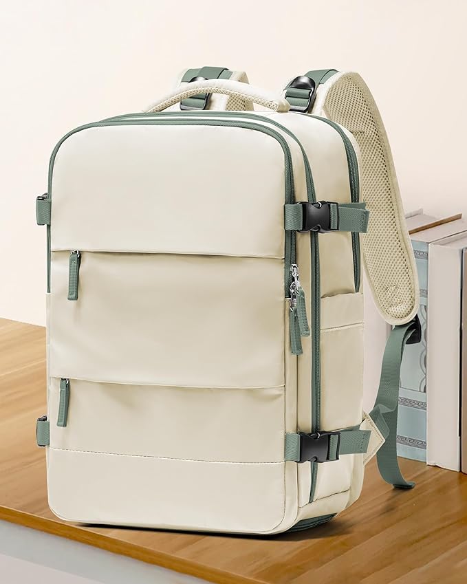 coowoz Large Travel Backpack for Women Men, Carry On Backpack Flight Approved - Image 2