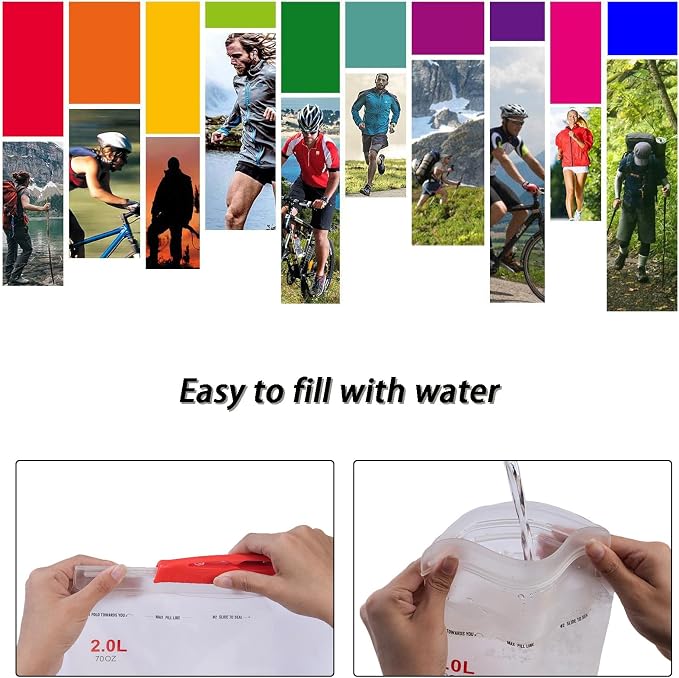 Hydration Bladder 1.5L-2L-3L, Leak Proof Water Reservoir - Image 4