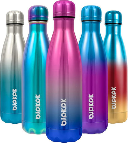 BJPKPK 17oz Insulated Stainless Steel Water Bottle Travel Sports Water Bottles by BJPKPK